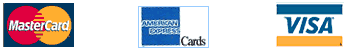 We Accept All Major Credit Cards